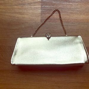 Vintage gold evening bag